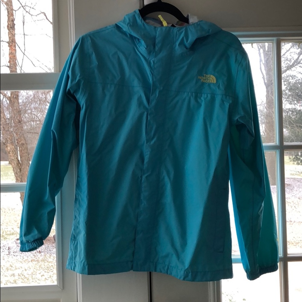 North face raincoat, kids, girls size XL (18)
